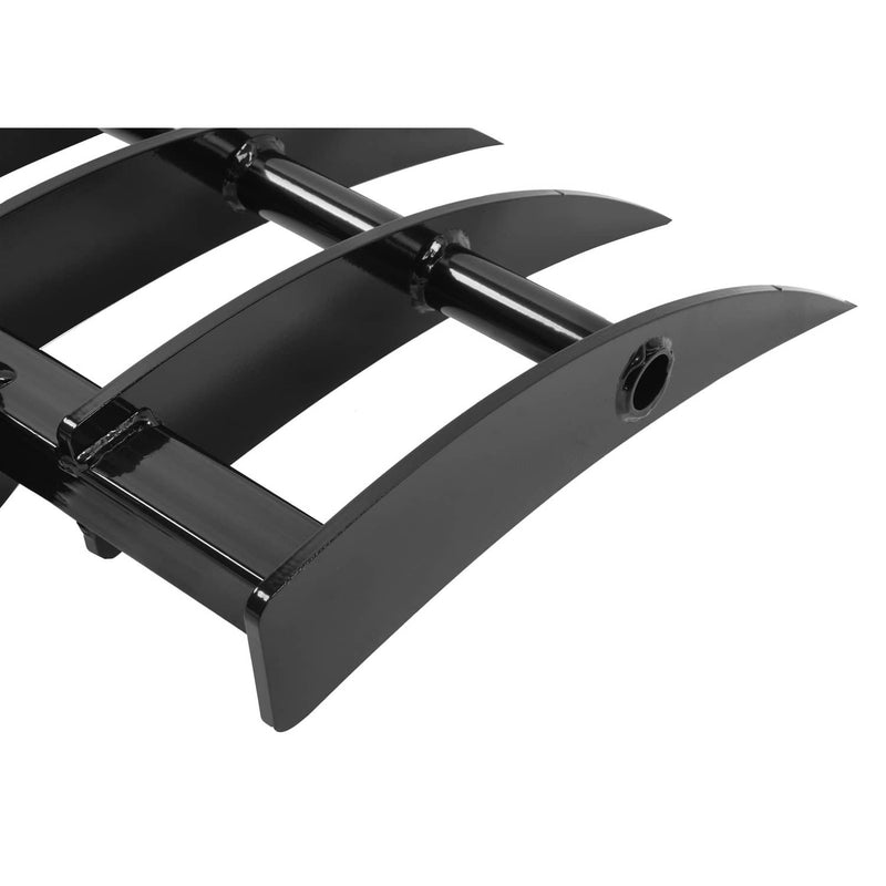 Mini Excavator Attachment Rake 5 Tools for Mini Excavator Heavy Duty Thick