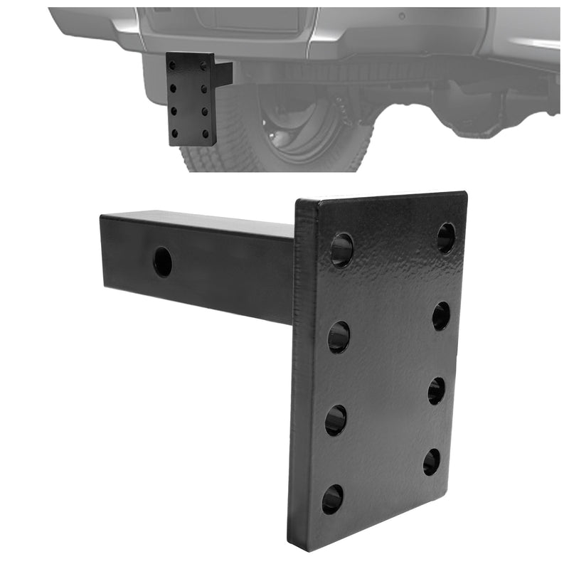Hook Mounting Plate 3-Position 8 Hole for 2 Inch Receiver Hitch 20000LBS