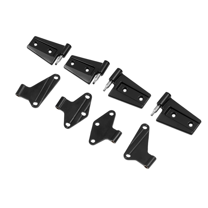 DURAFORCE Body Door Hinges Replacement Kit for Jeep Wrangler JK 2007-2018 Left Right 8PCS