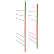 DURAFORCE Auto Body Bumper Storage Rack Stand Wall Mount Removable Arms for Painting