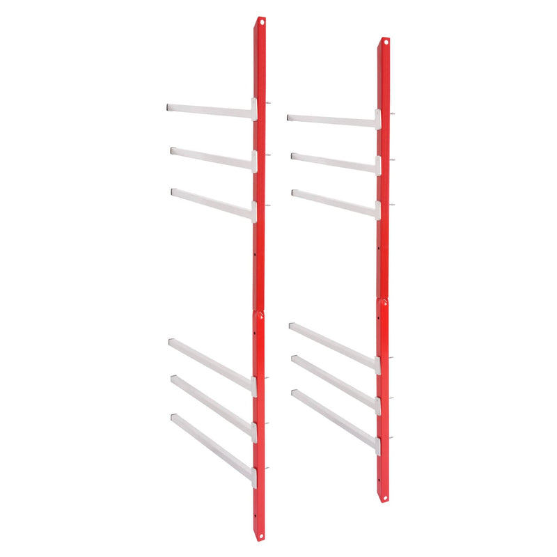 DURAFORCE Auto Body Bumper Storage Rack Stand Wall Mount Removable Arms for Painting