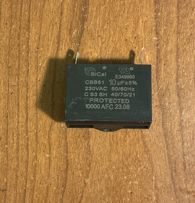 W11405831 OEM Microwave Vent Motor Capacitor Assembly for Whirlpool