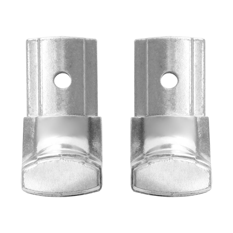 90 Degree Aluminum Arm Corner Joint for Dump Truck Tarp System Silver Pair
