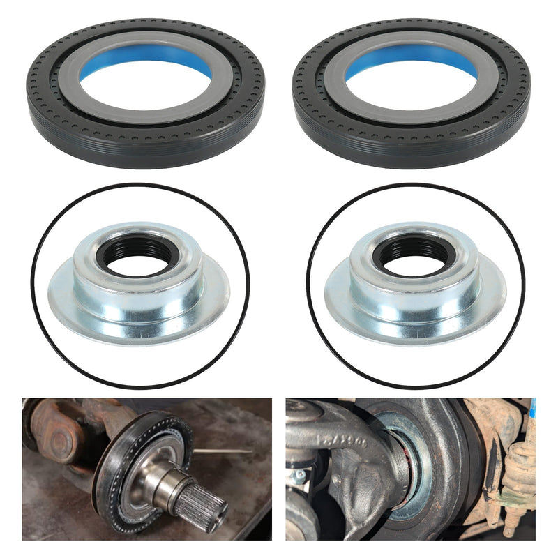Front Axle Knuckle Vacuum Seal Kit Fits 05-19 Ford F250 F350 F450 F550 Super Dut