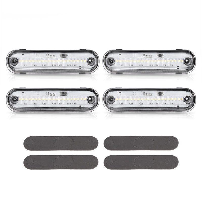 Clear Front Rear LED Side Marker Light for Mazda Miata MX-5 1990-2005 4PCS
