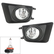 DURAFORCE For 2012-2015 Toyota Tacoma Clear Bumper Driving Fog Lights + Switch + Bulbs Kit