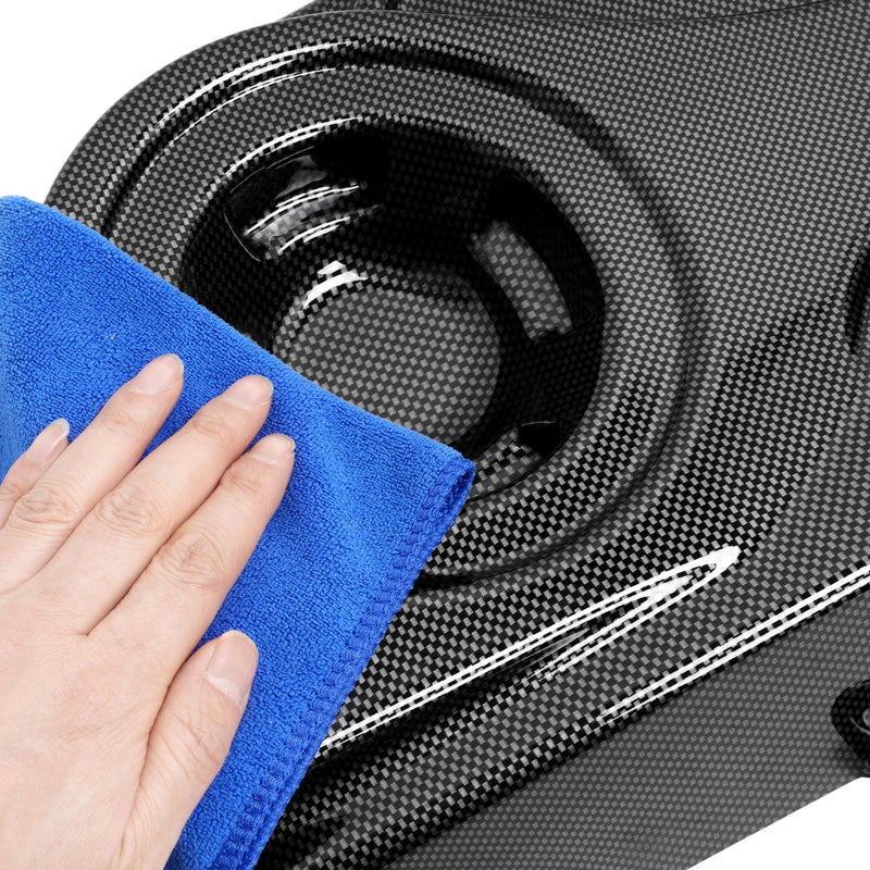 Carbon Fiber Style Radio Speaker Dash Cover for EZGO RXV 2008-Up Golf Cart