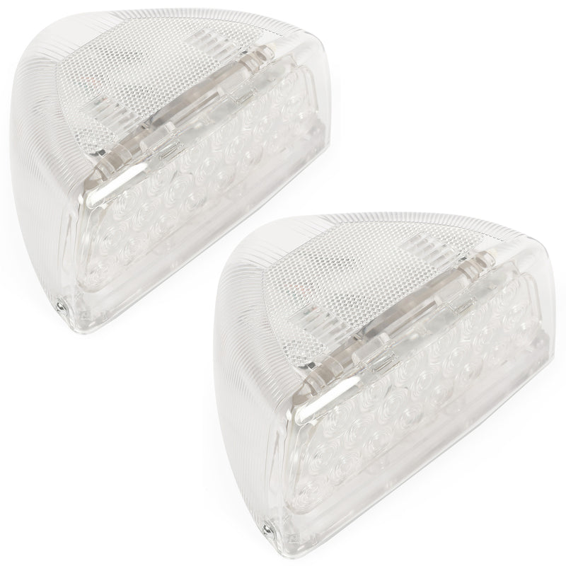 31 LED Turn Signal Lights Amber Clear Lens RH LH for Peterbilt 379 359 Pair