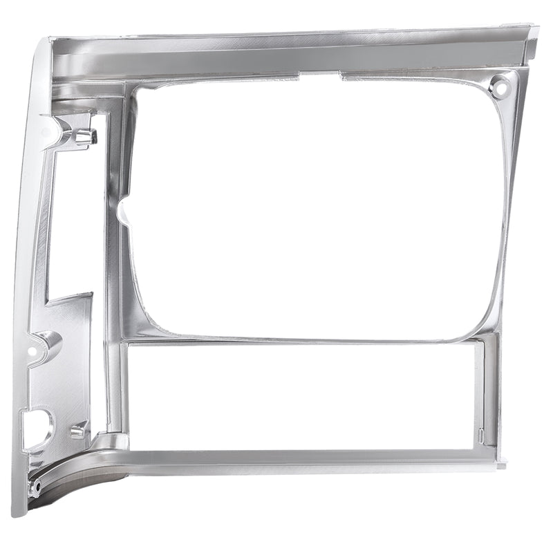 Chrome Left Headlight Bezel Trim for Jeep Cherokee 1991-96 Comanche 91-92