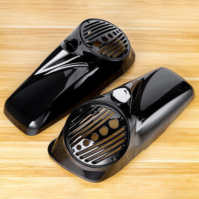 ABS 8" Speaker Lids with Tweeter Port for Harley Touring Models 2014-2023