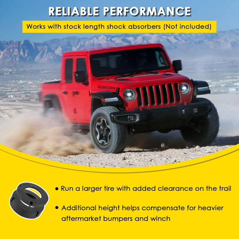 1155300 Front 1.5 Performance Spacer Leveling Kit for Jeep Gladiator 2020-2022