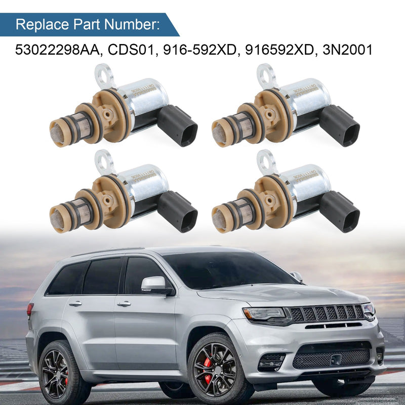 53022298AA Multiple Displacement Solenoid for Dodge Ram Jeep 5.7L 6.4L 4 Pieces
