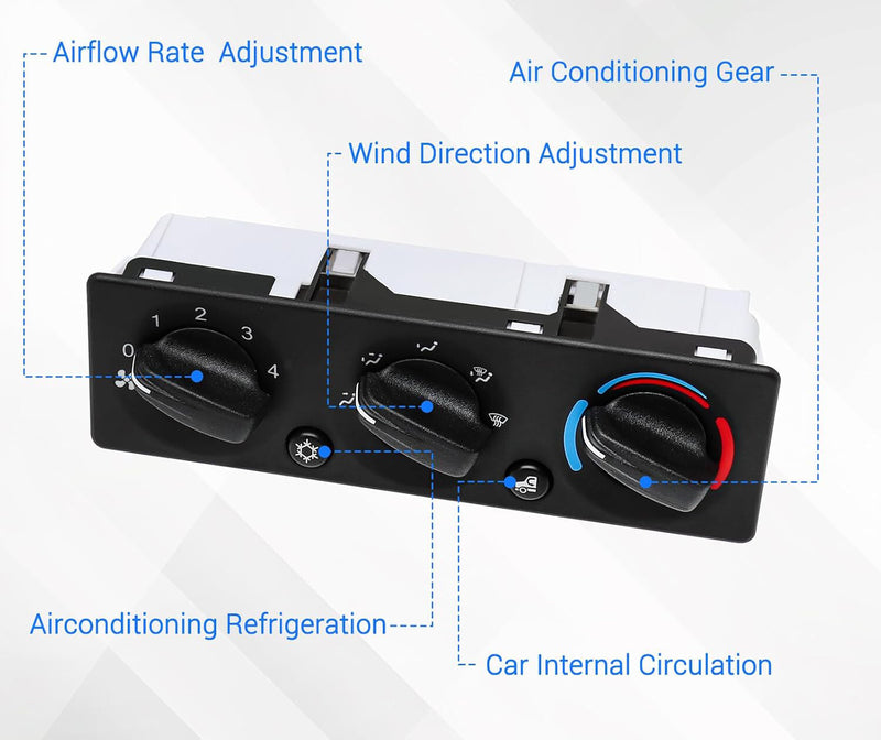 Q21-6119 A/C Climate Control Module Panel for Peterbilt Truck