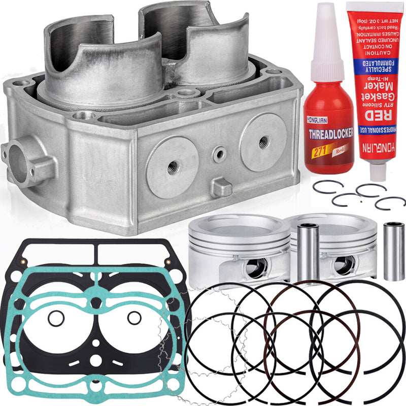 Polaris RZR Ranger Sportsman X2 800 Top End Rebuild Pistons Cylinder Gaskets