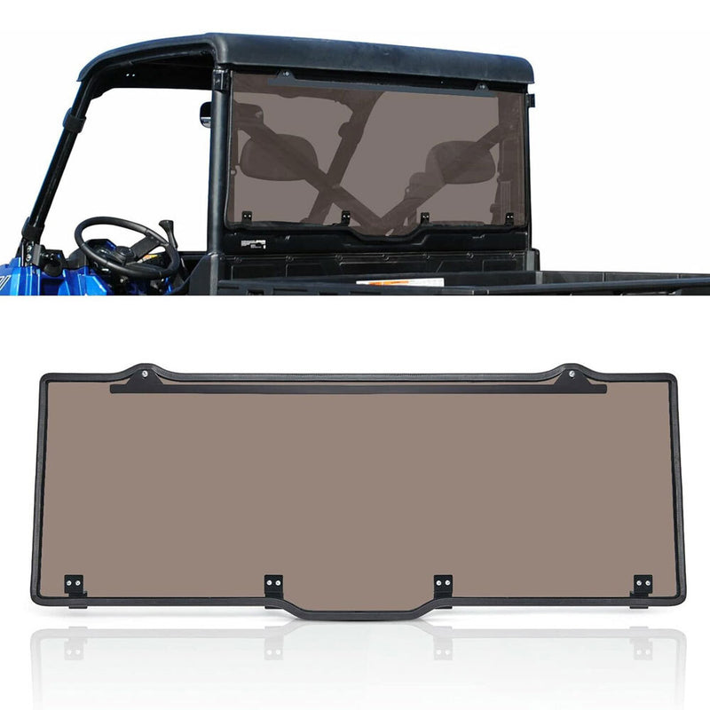 Dark Tinted Rear Back Windshield for 2017-2025 Polaris Ranger XP 1000 Crew