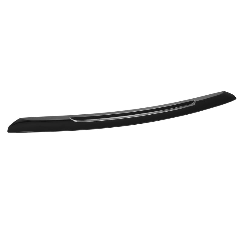 Front Upper Hood Molding Trim Cover Painted Black for GMC Acadia 2020-2023