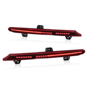 DURAFORCE Rear Bumper Lamp Red LED Reflector Tail Light for Honda Accord 2018 2019-2022