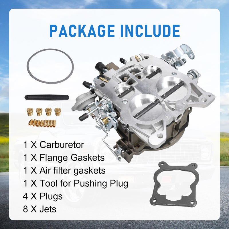 Carburetor Quadrajet 4MV 4 Barrel for Chevrolet 327 350 427 454 Engines