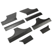 DURAFORCE Body Armor Cladding Guard Set for Jeep Wrangler JK JKU 4 Door 2007-2018