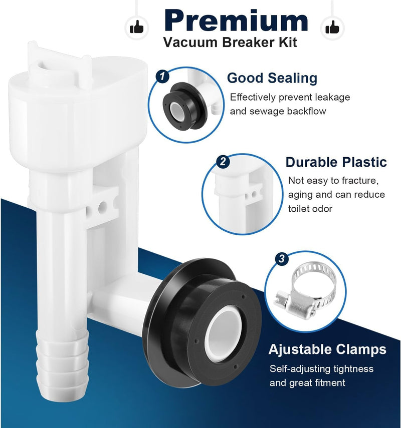 385316906 Vacuum Breaker Kit for Dometic SeaLand VacuFlush Traveler Toilets