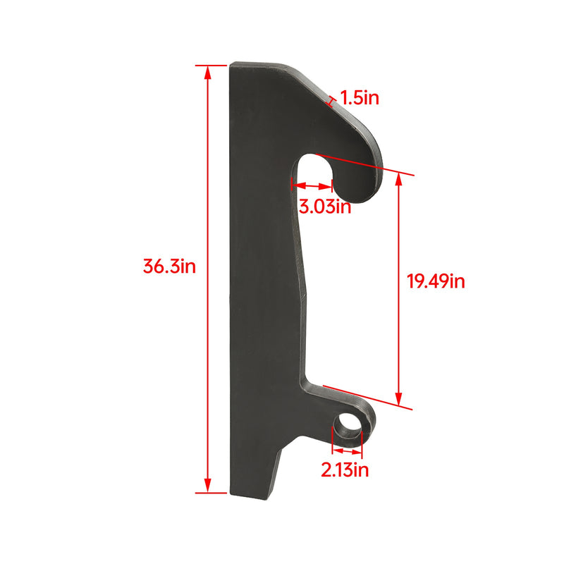 Blank Quick Attach Loader Brackets Mounts 2 Pairs of Ears for JRB 418
