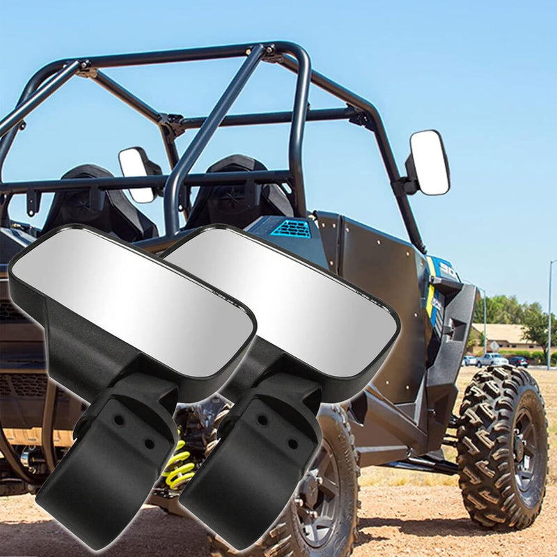 Foldable Rearview Side Mirrors 1.75"-2" for Kawasaki Mule 600 610 Mule SX UTV