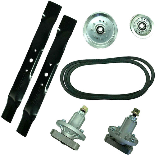 DURAFORCE Deck Kit Blade Spindle Belt Idler for John Deere L100 L110 L118 L111 42 Inch