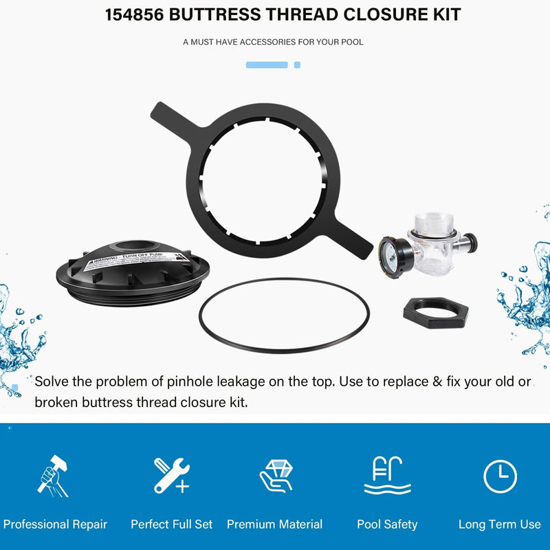 154856 Buttress Thread Closure Tank Lid Kit for Pentair Triton TR100 TR140