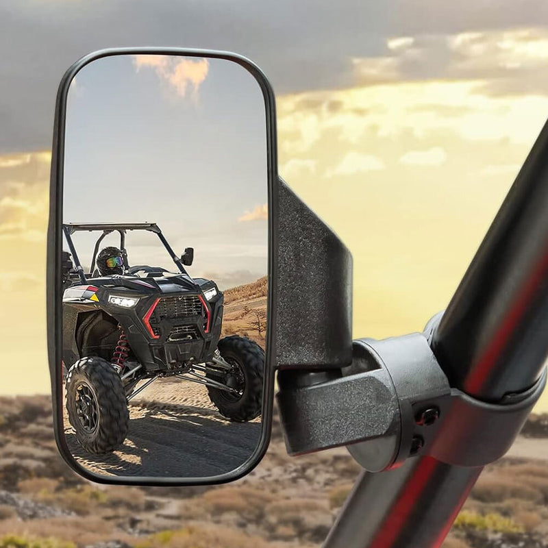Foldable Rearview Side Mirrors 1.75"-2" for Kawasaki Mule 600 610 Mule SX UTV