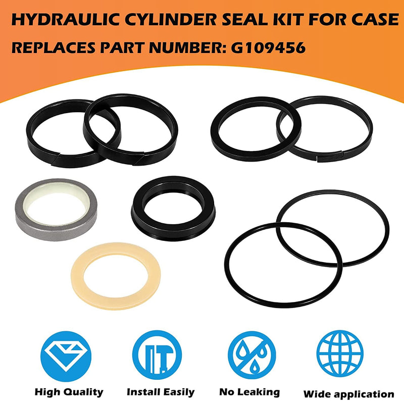 G109456 G105550 Hydraulic Cylinder Seal Kit for Loader Backhoe 350 580B MB4/94