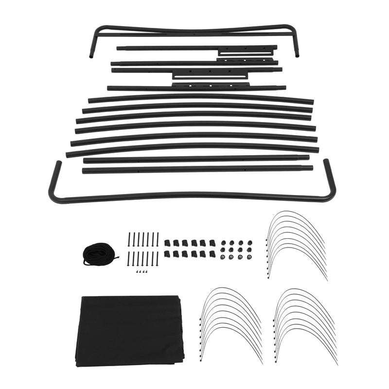120" Bimini Style Golf Cart Roof Top Sun Top Tubular Canopy for EZGO Club Car