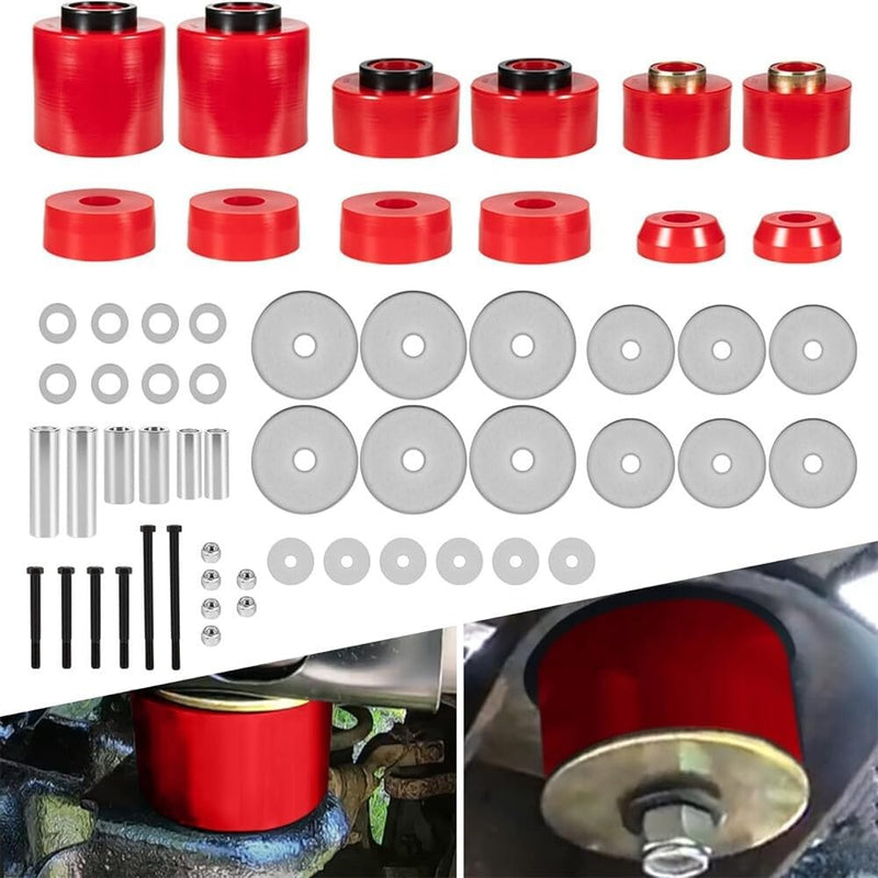 4.4123R Body Cab Mount Bushing Set Kit for Ford F150 F250 F350 2WD 4WD 1980-1998