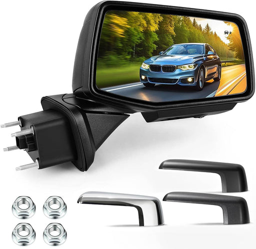 DURAFORCE Passenger Side Mirror with Camera BSD Heated 16Pin for Chevy Silverado 1500