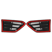 DURAFORCE Fender Air Vent for Ford Ranger Models 2019-2023 Matte Black Pair