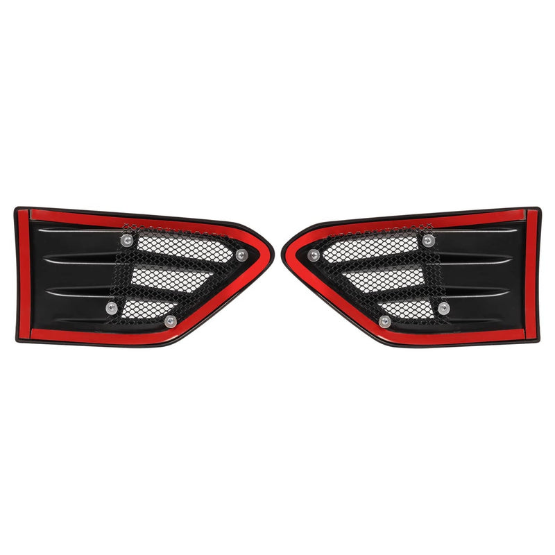 DURAFORCE Fender Air Vent for Ford Ranger Models 2019-2023 Matte Black Pair