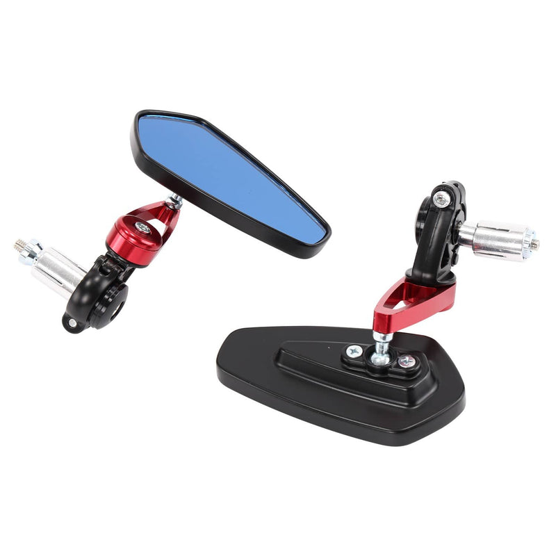 7/8" 22mm Handle Bar End Rear View Side Mirrors for Motorcycle Bike Universal