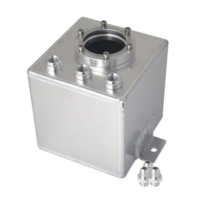 2L High Flow Swirl Fuel Surge Tank AN6 Aluminum with 044 External Pump