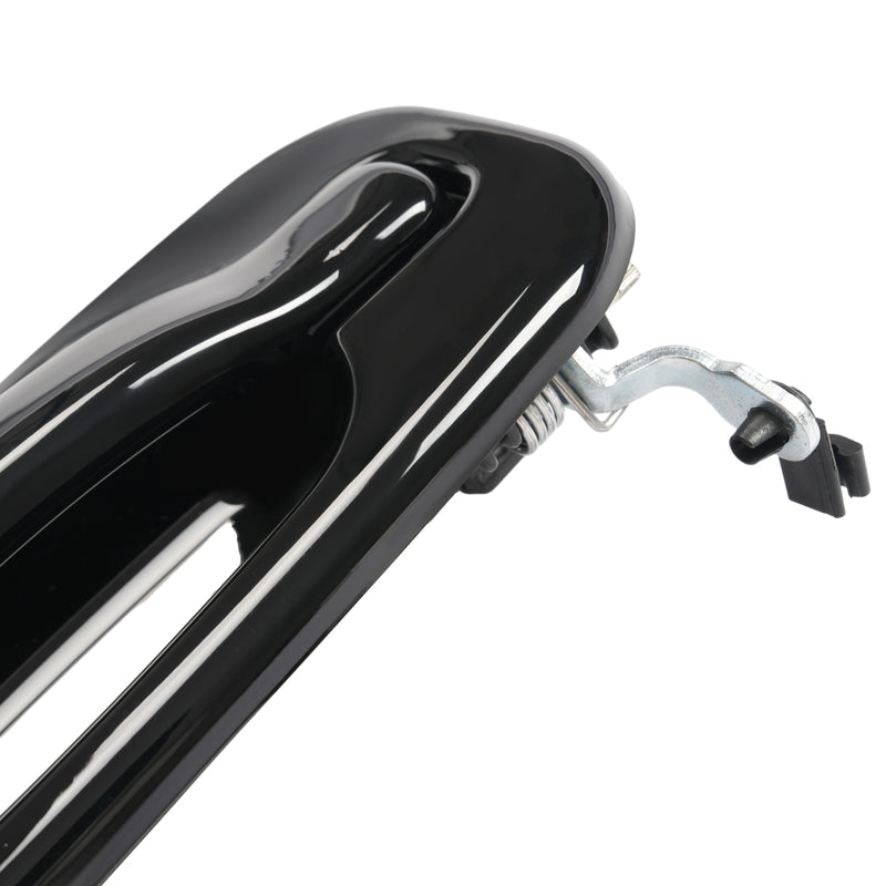 Door Handle Set for Chevy Silverado 1500 1999-2006 Smooth Black Front Outer 2PCS