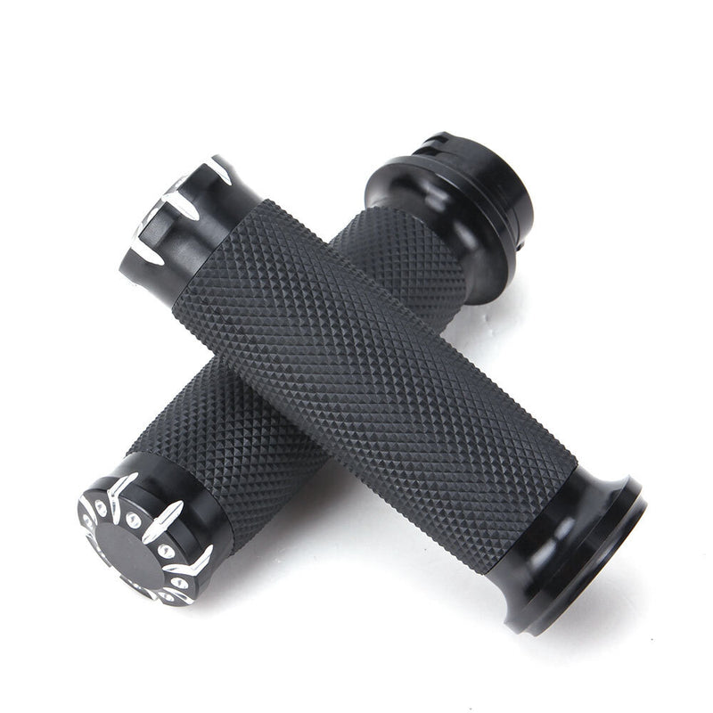 Motorcycle 1" Handlebar Hand Grips for Harley Touring Softail Dyna Sportster XL