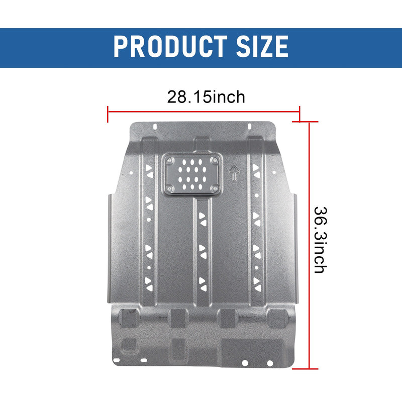 Transmission Skid Plate Gearbox Splash Shield Guard for 2015-2022 Ford F150