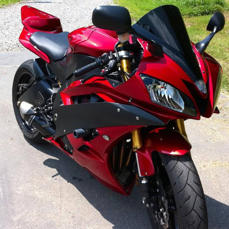 Front Headlight Headlamp for Yamaha YZF R6 YZFR6 2006-2007 Black ABS