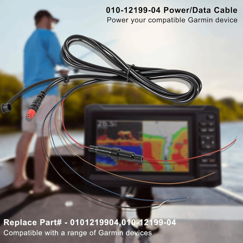 010-12199-04 Power Data Cable 4-Pin for Garmin Striker Vivid 4cv 5cv 7cv 7sv 9sv
