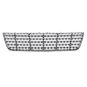 DURAFORCE Chrome Mesh Front Upper Lower Bumper Grille for Chevy Impala Limited 2006-2016