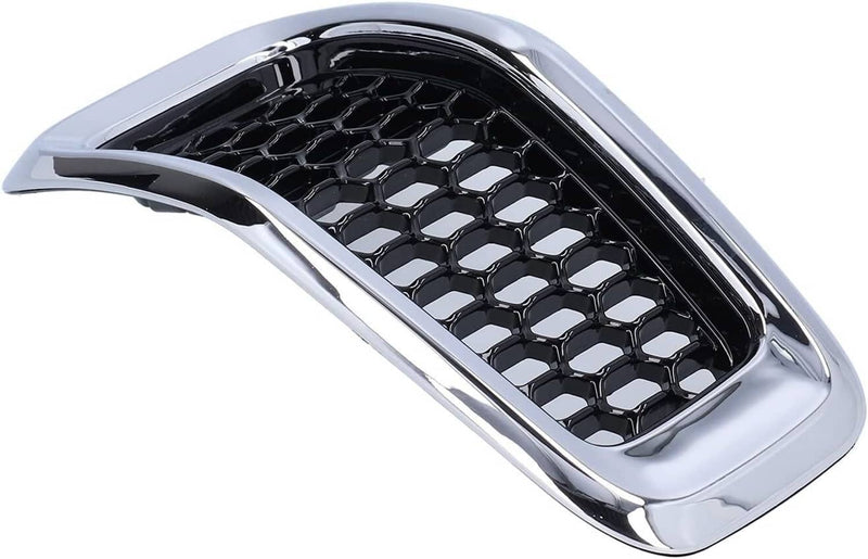 Chrome Front Bumper Grille Insert Honeycomb Mesh for 2014-2018 Jeep Cherokee