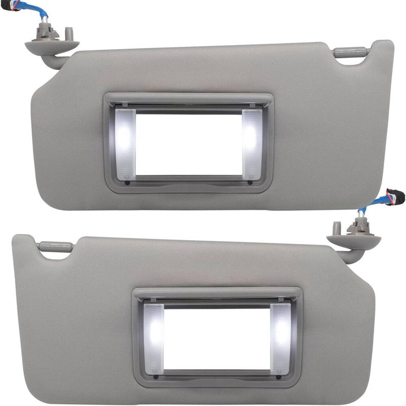 2x Sun Visor w/LED Light Mirror Set for 2008-2017 Honda Accord 83280-TA5-A51ZA