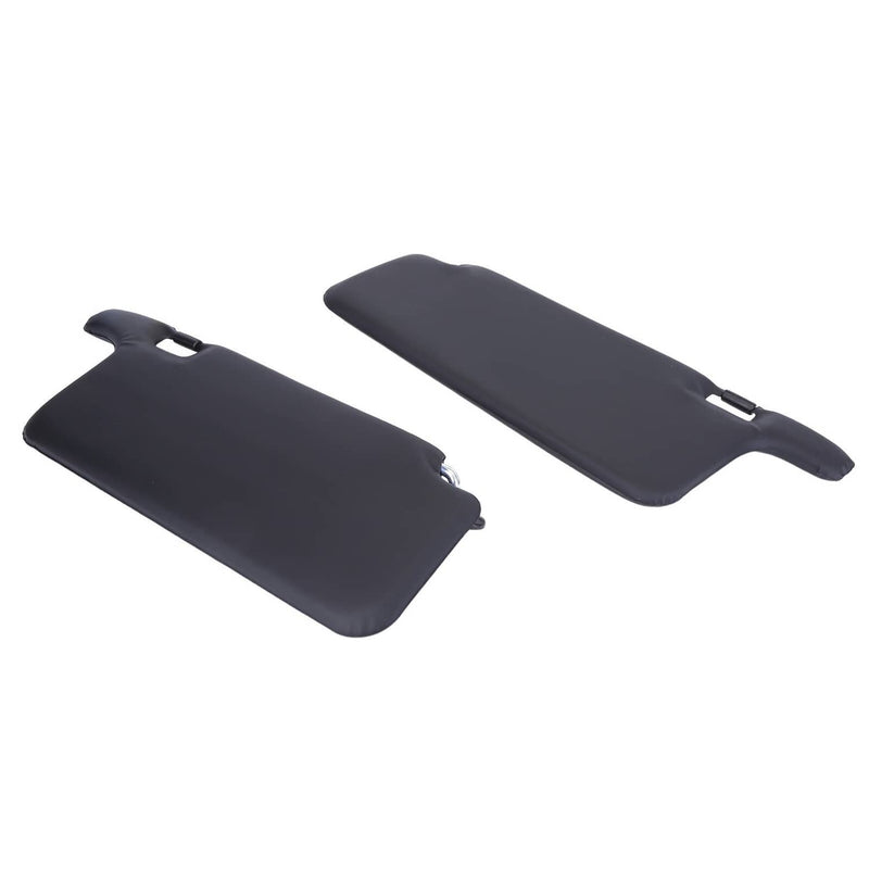 Black Sun Visors Left Driver & Right Passenger Fit for Honda Civic 1996-2001