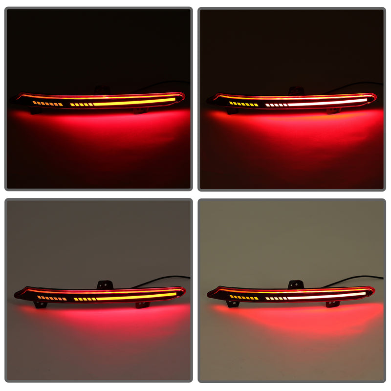 Rear Bumper Lamp Red LED Reflector Tail Light for Honda Accord 2018 2019-2022