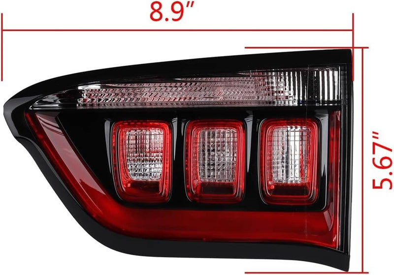 Inner Halogen Tail Light Right Side for Jeep Compass 2017-2026 Aftermarket