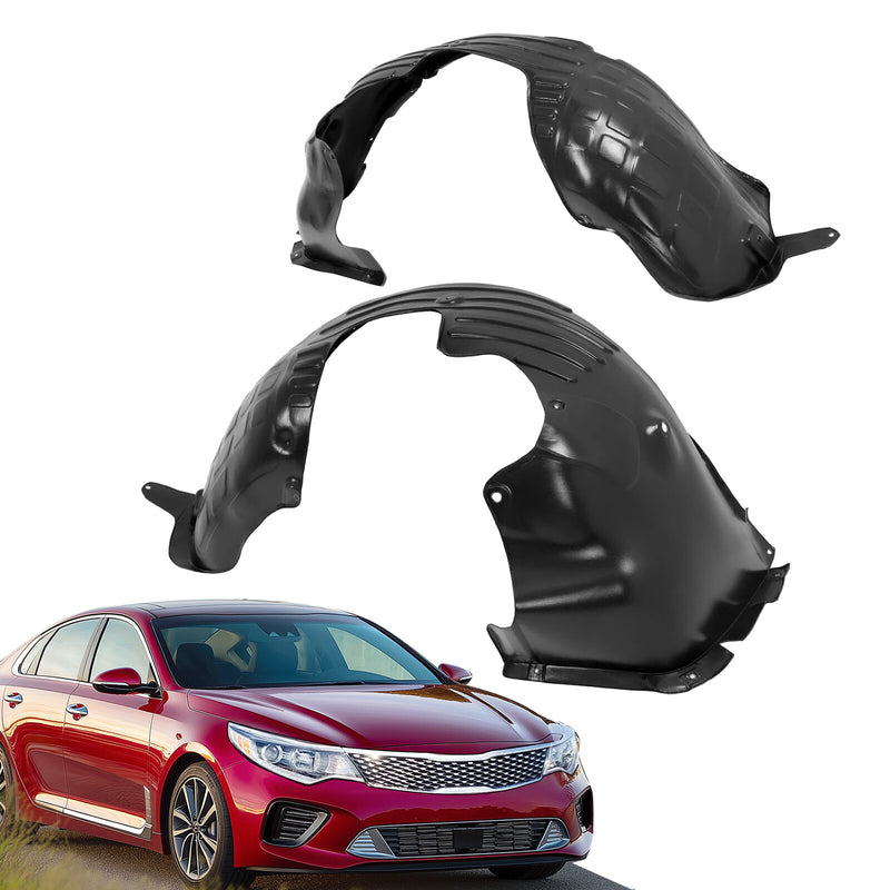 Inner Fender Liner Guard Assembly Set for Kia Optima 2016-2018 LH RH 2 Pieces