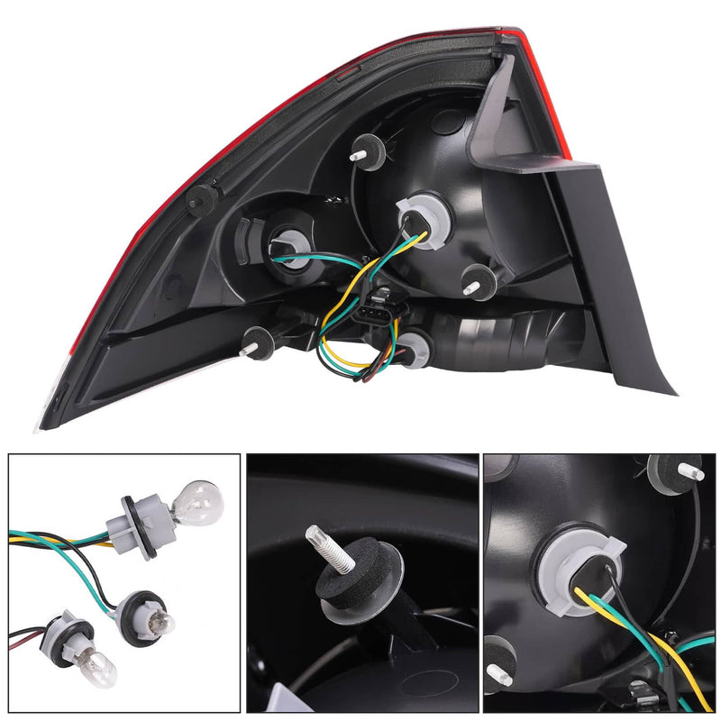 DURAFORCE Tail Light Taillamp Passenger Right RH for Chevy for Chevrolet Impala 2006-2013
